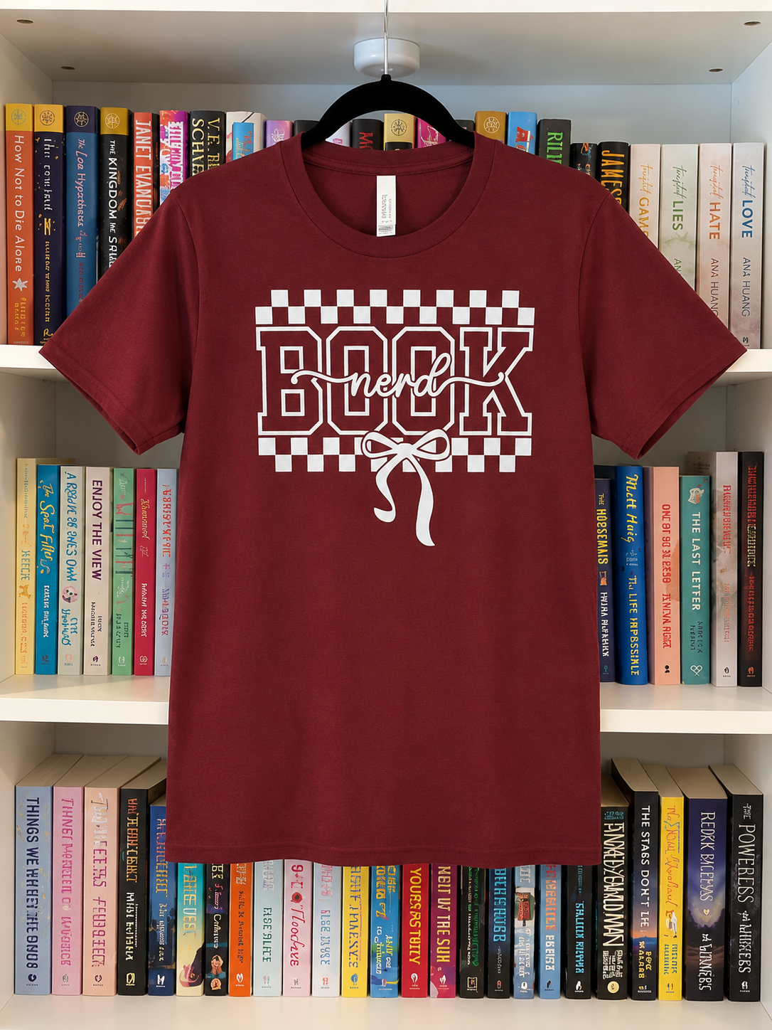 Small Book Nerd Graphic T-Shirt