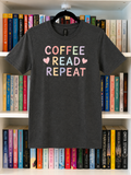 Coffee Read Repeat T-Shirt - Small