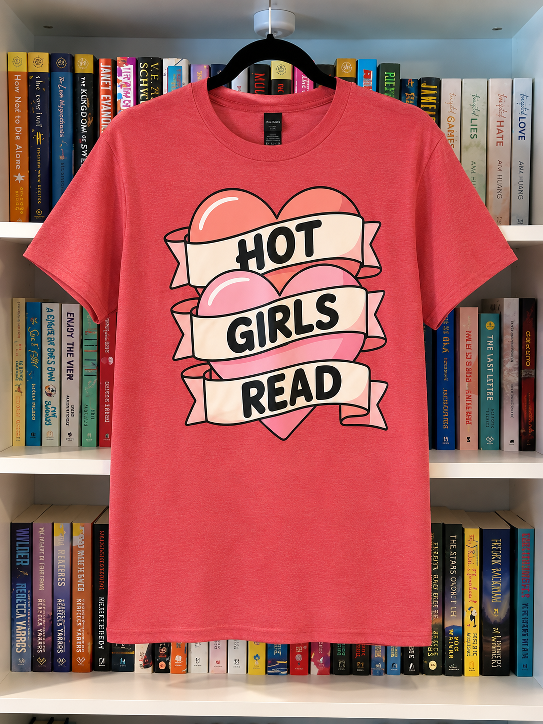 Medium Hot Girls Read Graphic Tee