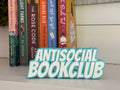 Antisocial Book Club Shelf Sign
