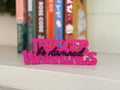 Trigger Warnings Shelf Sign