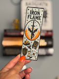 Iron Flame Bookmark | Rebecca Yarros Inspired | Dragon Bookmark | Book Lover Gift | 3D Printed Bookmark