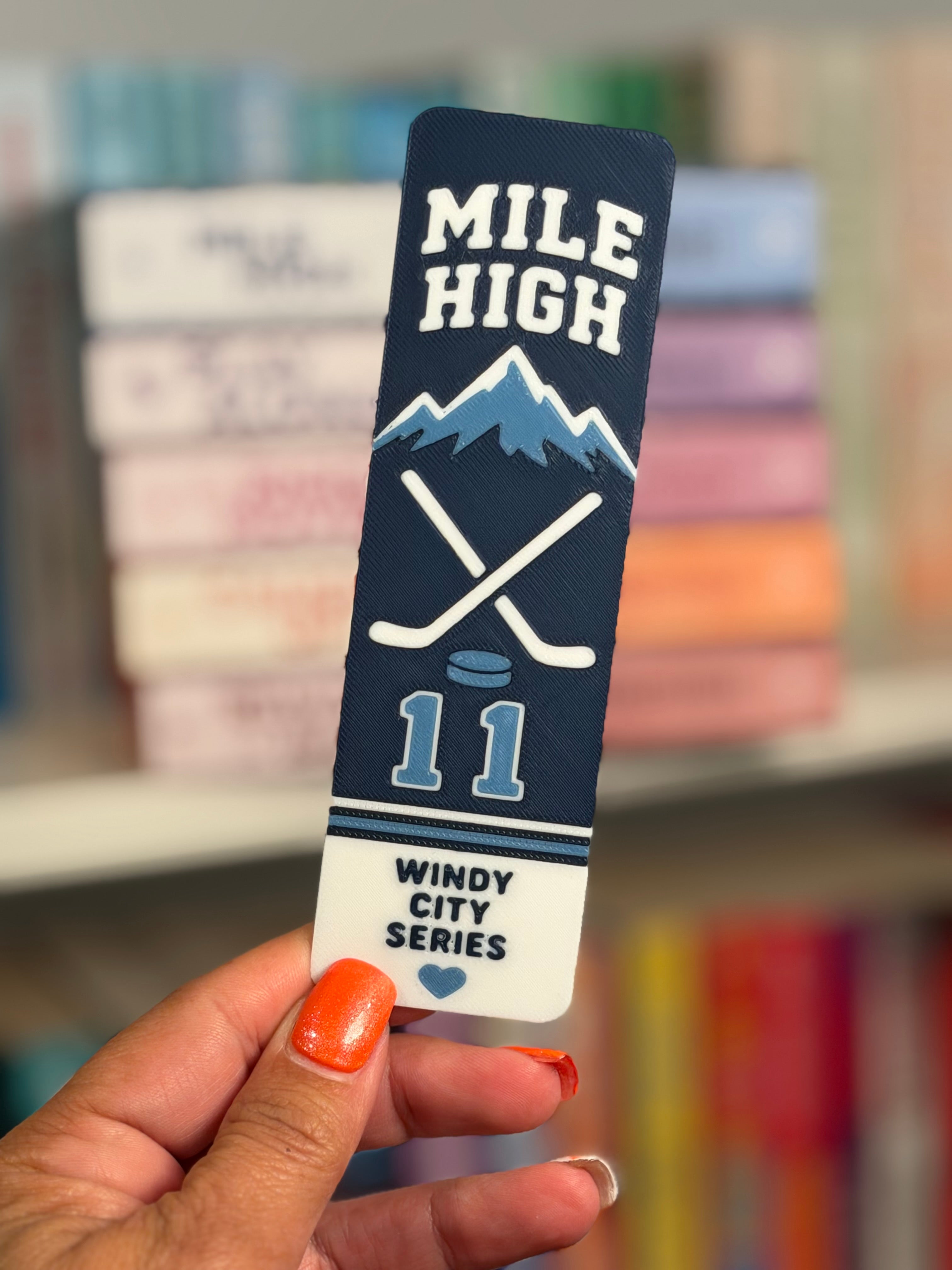 🏒 Mile High Inspired Bookmark