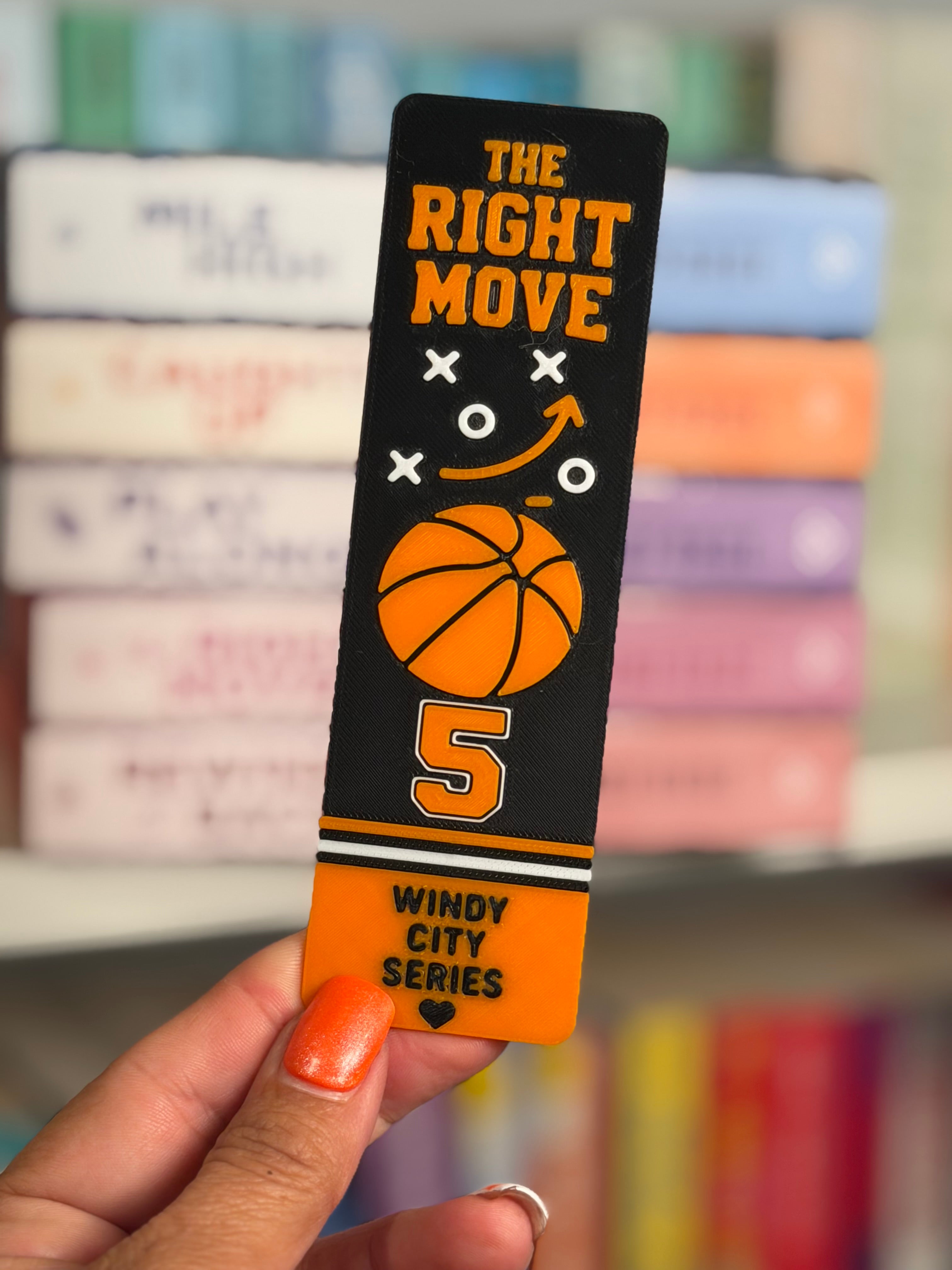🏀 The Right Move Inspired Bookmark
