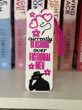 Currently Blushing Over Fictional Men Bookmark 💕📖