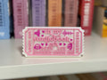 In my Audio Book Era Ticket Sign