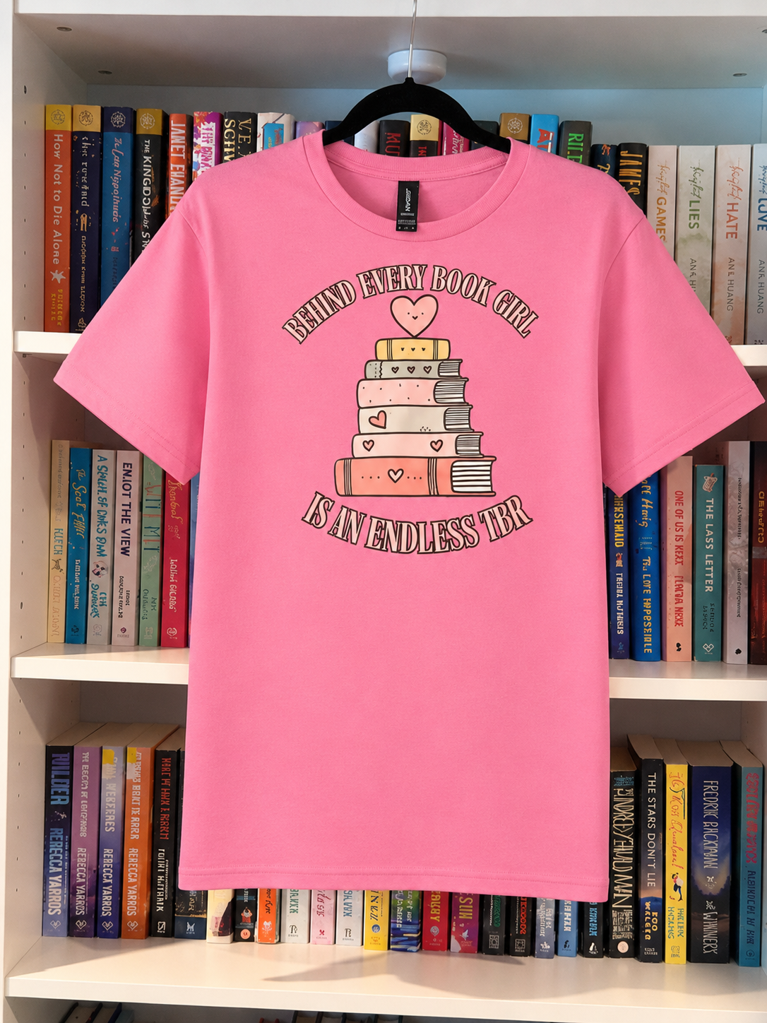 Behind Every Book Girl Is An Endless TBR T-Shirt - Small