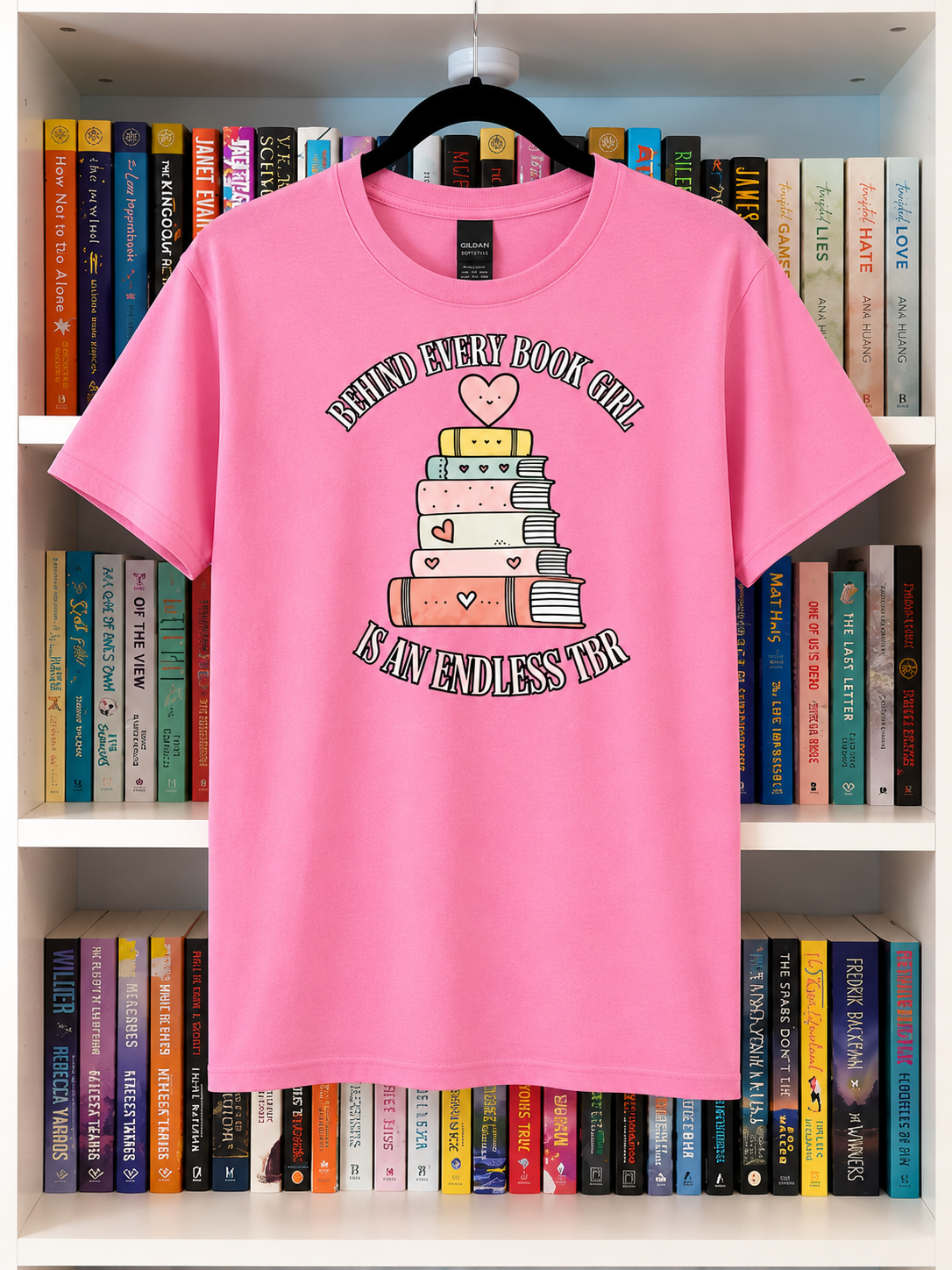 Medium Behind Every Book Girl Is an Endless TBR Graphic Tee