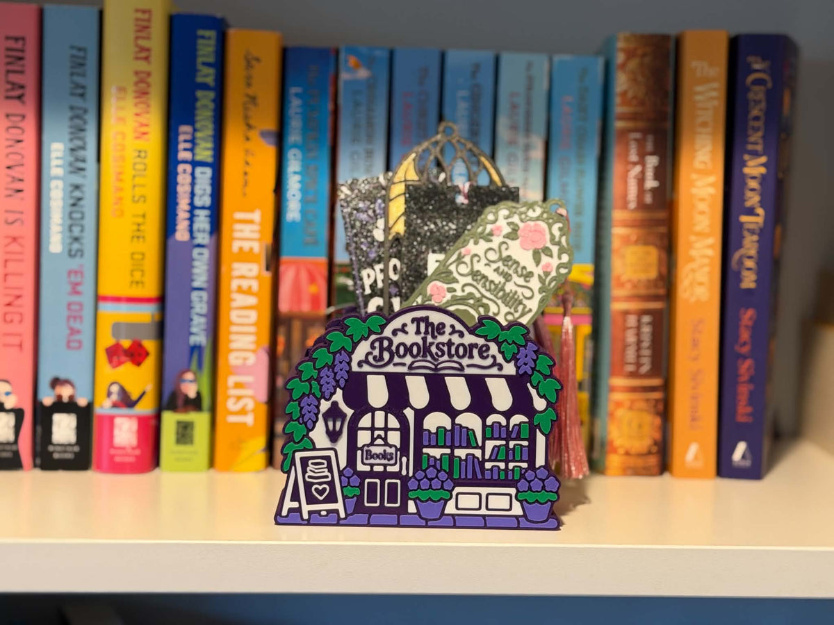The Bookstore Bookmark Holder | Bookish Desk Organizer