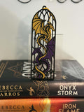 Dragon Bookmark - Fourth Wing Inspired