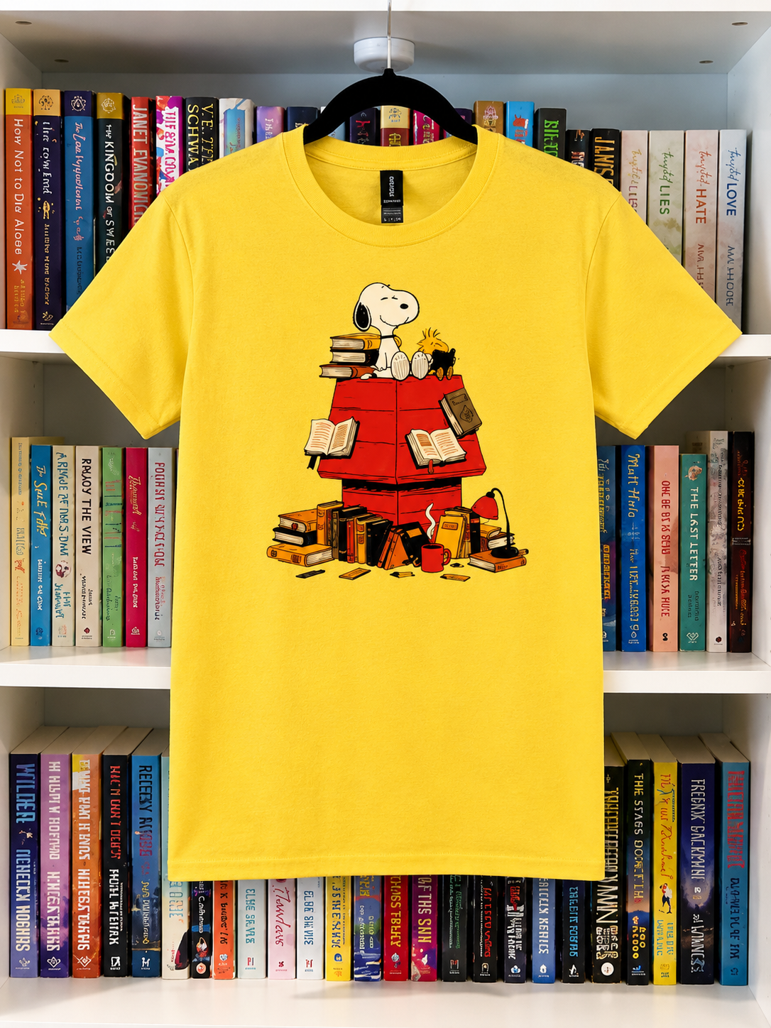 Small Snoopy Book Lover T-Shirt