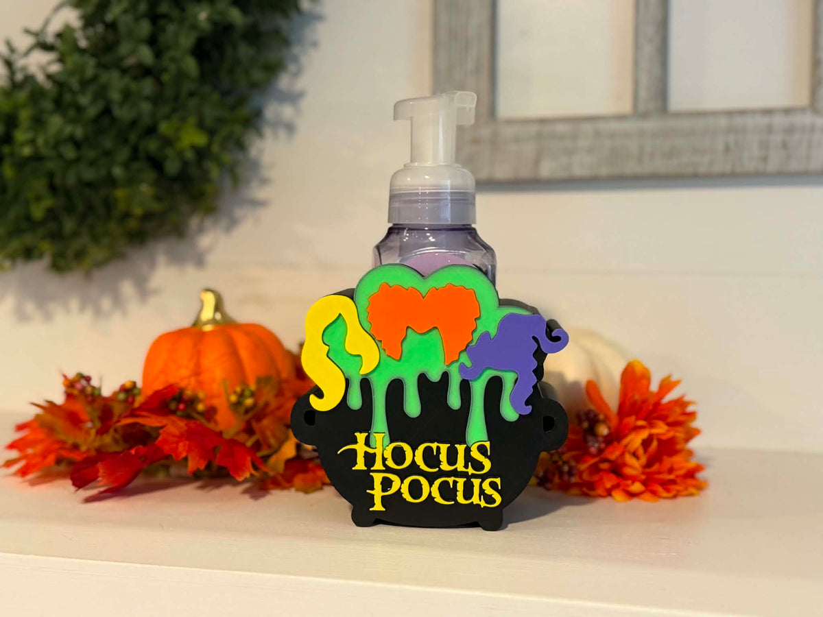Hocus Pocus Cauldron Foaming Hand Soap Holder