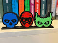 Into Darkness Masked Men Shelf Sign | Lights Out, Caught Up & Game On Inspired