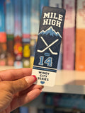 🏒 Mile High Inspired Bookmark