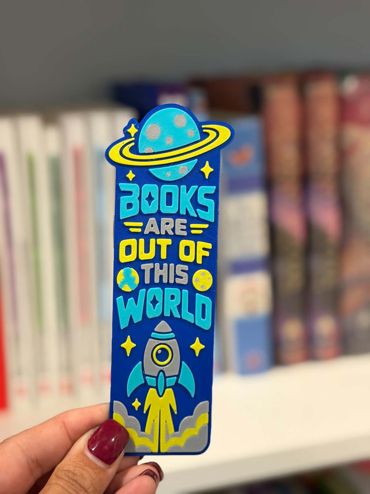 Books Are Out of This World Bookmark | Kids