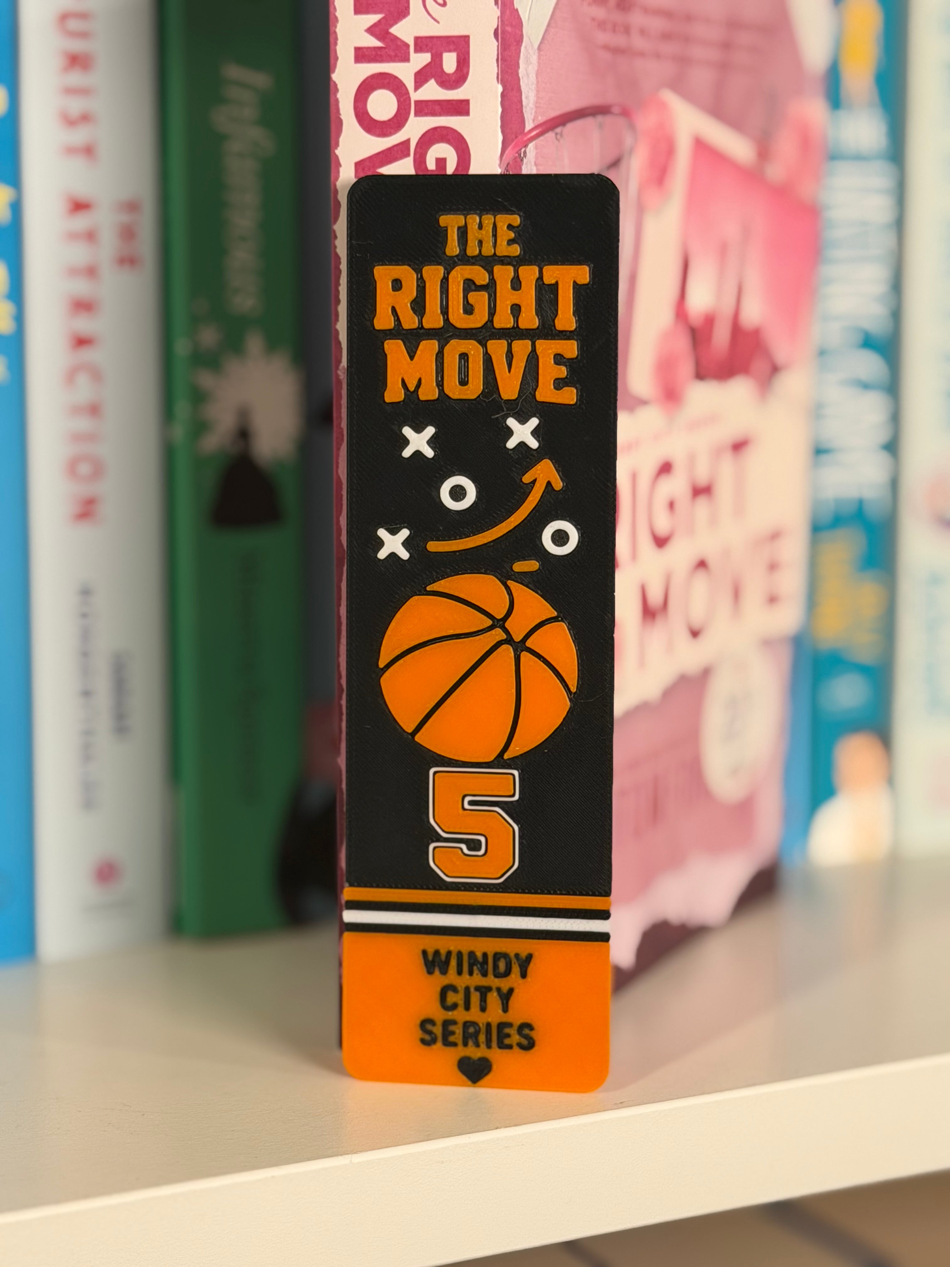 🏀 The Right Move Inspired Bookmark
