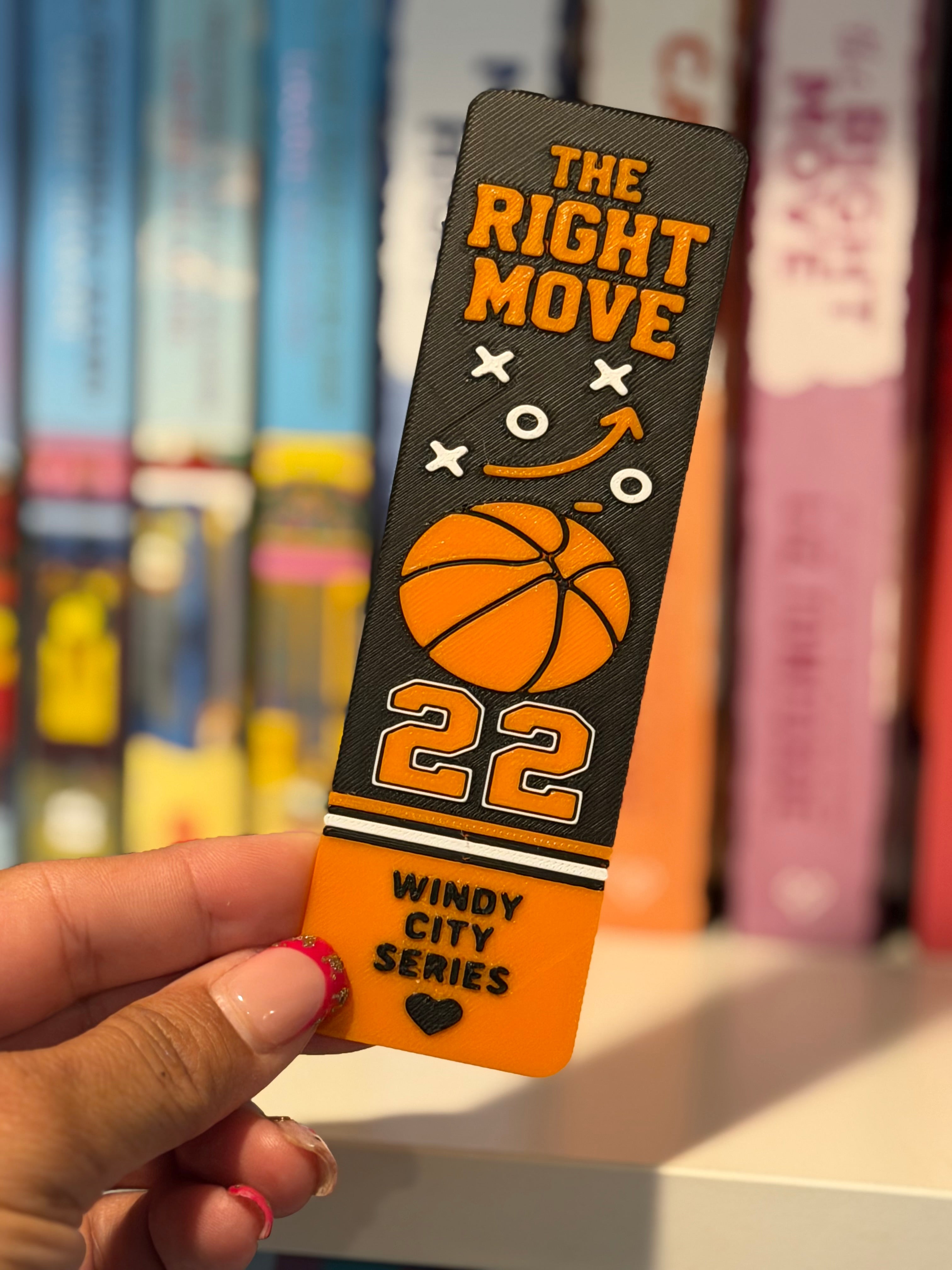 🏀 The Right Move Inspired Bookmark