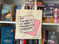 The Way to My Heart Is Through the Bookstore Canvas Tote Bag | Book Lover Tote